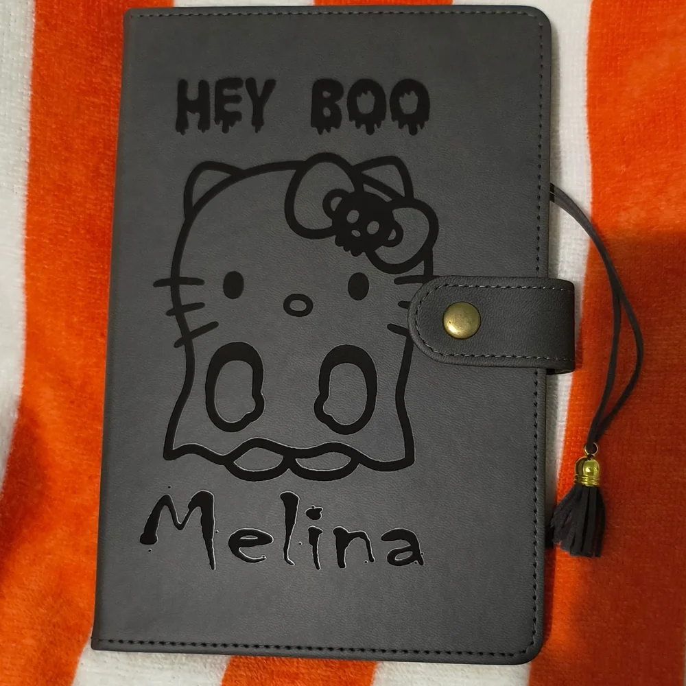 Hello Kitty Ghost Journal Cute Design Personalized